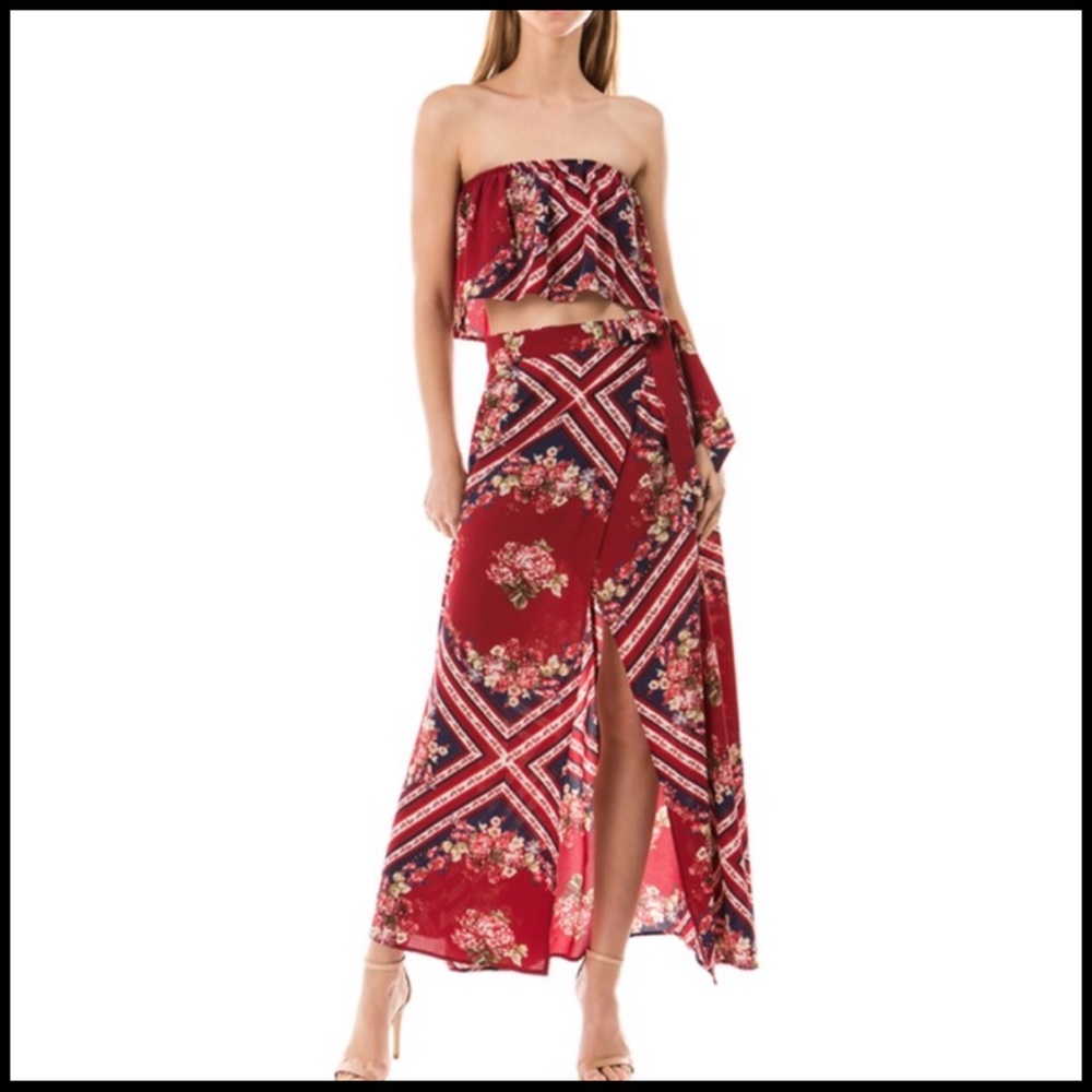Window Pane Maxi Set